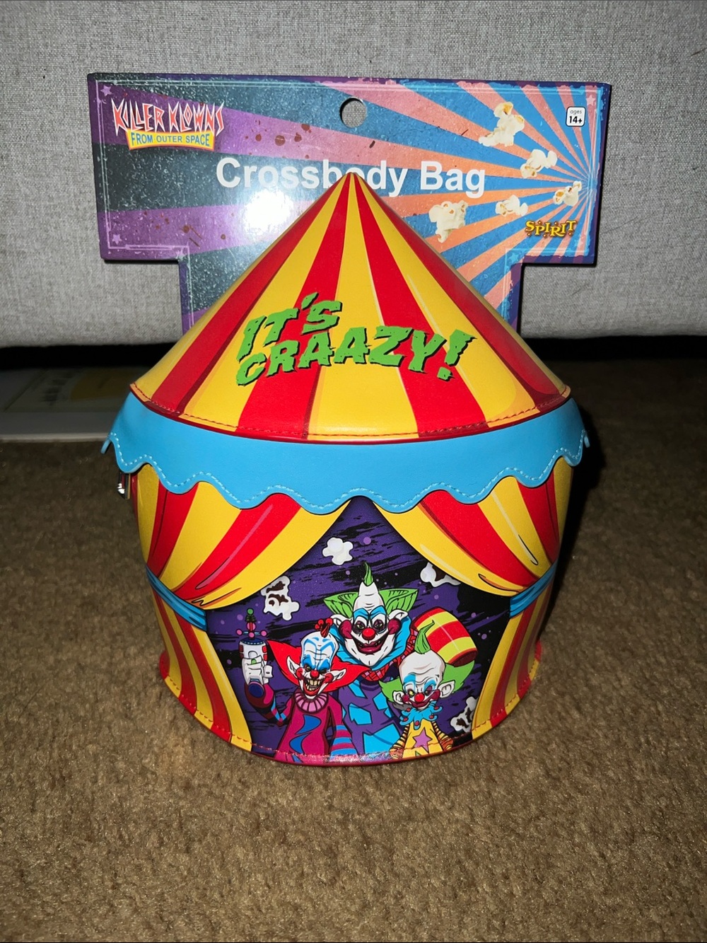 Spirit Halloween Killer Klowns from Outer Space Crossbody Bag